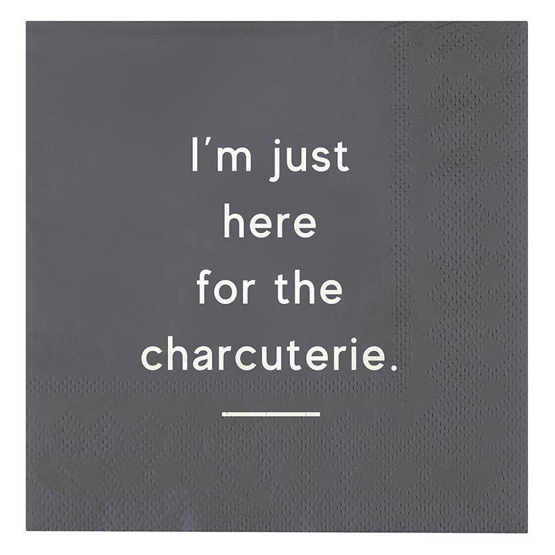 Just Here For The Charcuterie Napkins