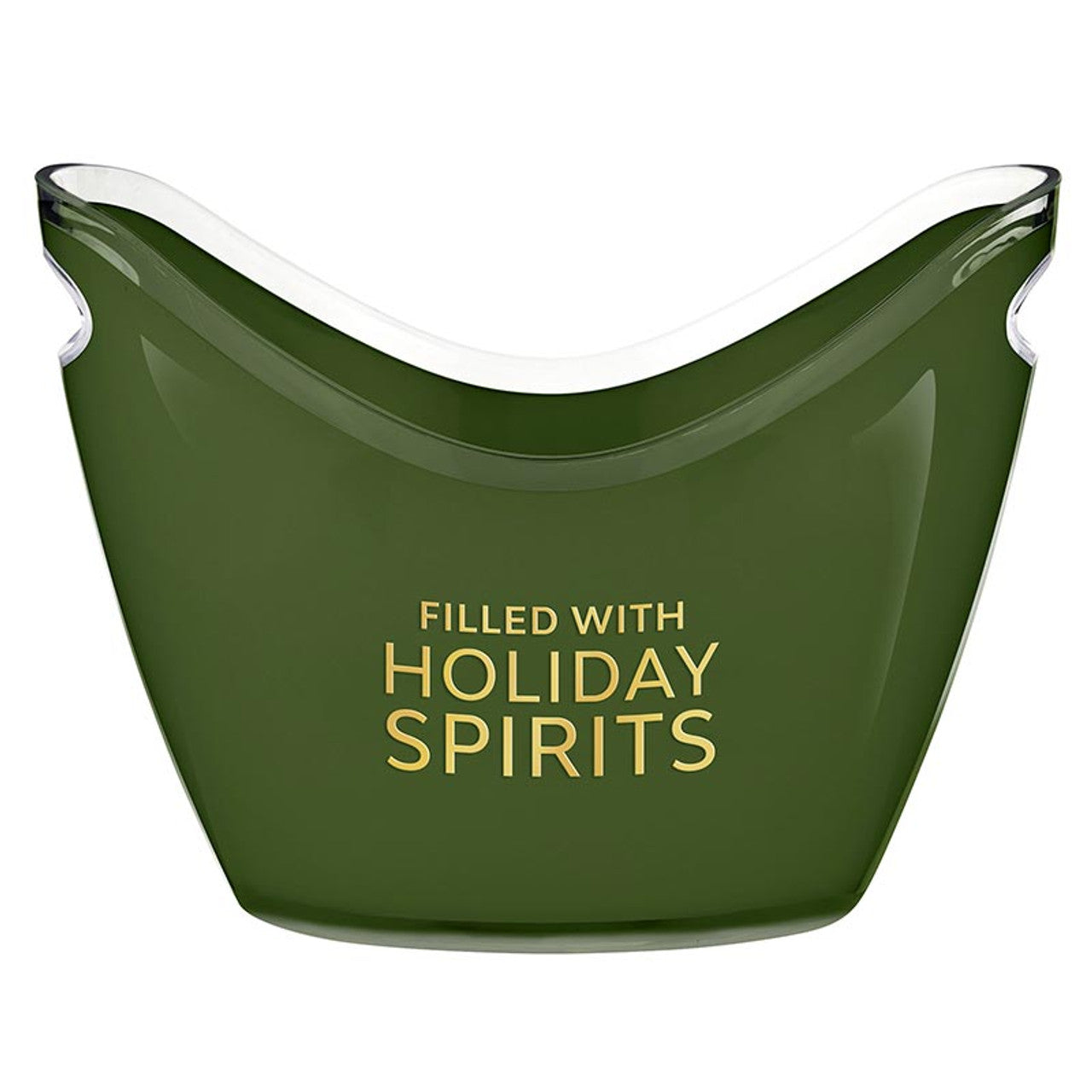 Filled With Holiday Spirits Beverage Bucket