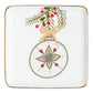 White Snowflake Appetizer Plate