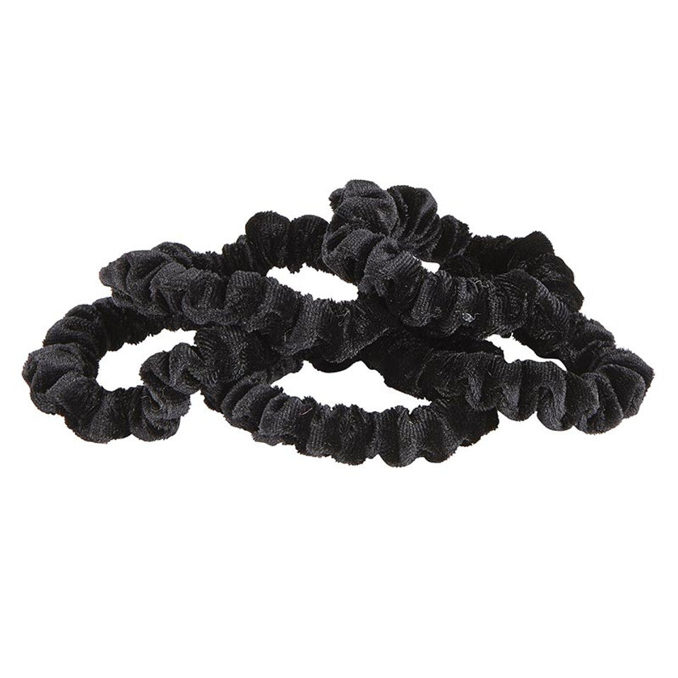 Black Velvet Scrunchie Set