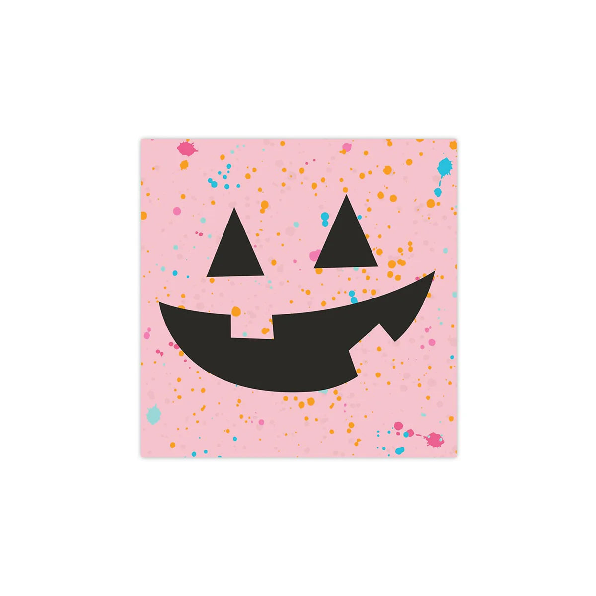 Pink Jack O Lantern Napkins