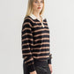 Brunette The Label Oversized Knit Polo Shirt