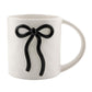 Black Bow Ceramic Mug