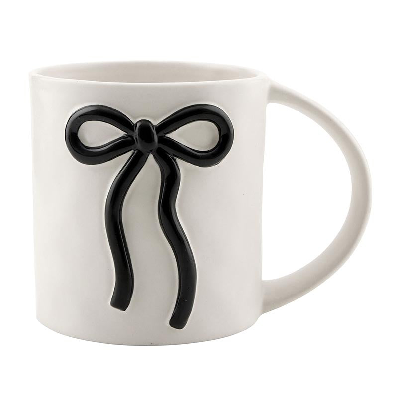 Black Bow Ceramic Mug