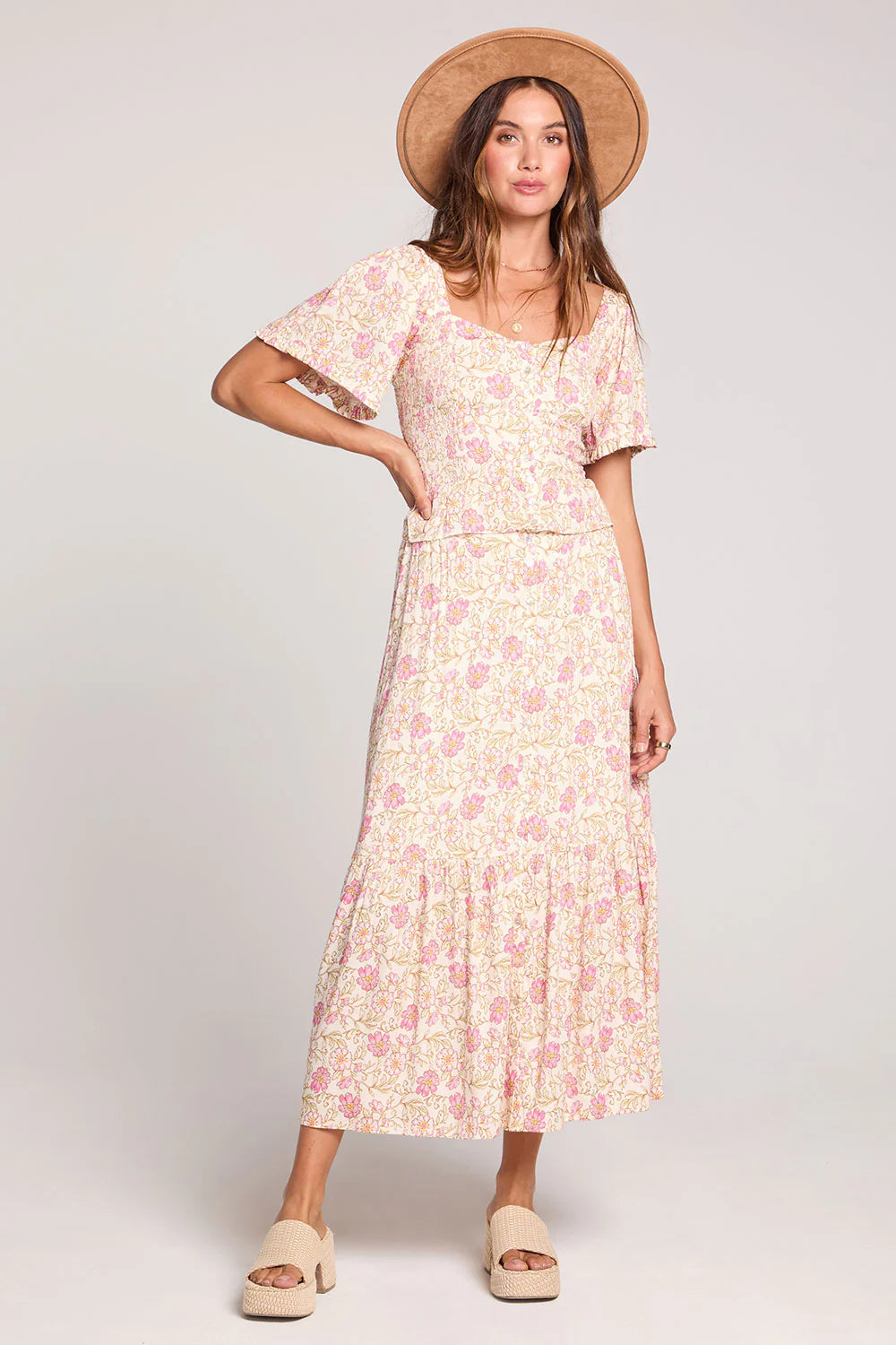 Saltwater Luxe Dagny Midi Skirt