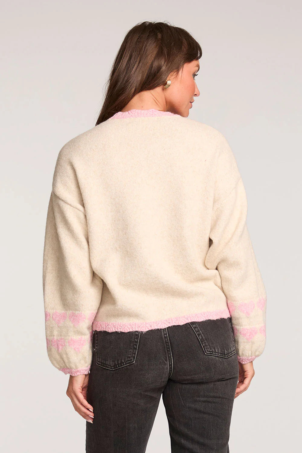 Saltwater Luxe Steevie Oatmeal Heather Sweater