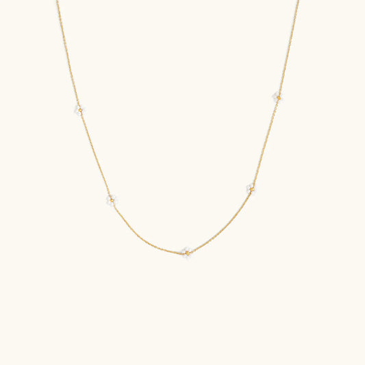 Sugar Blossom Josey Necklace White