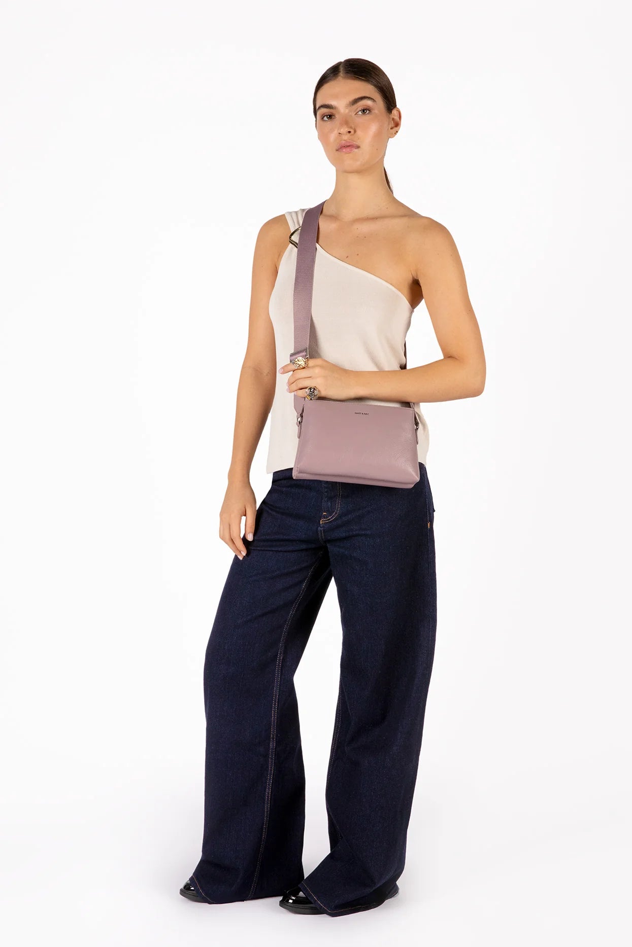 Matt & Nat Indie Crossbody Bag- Tea
