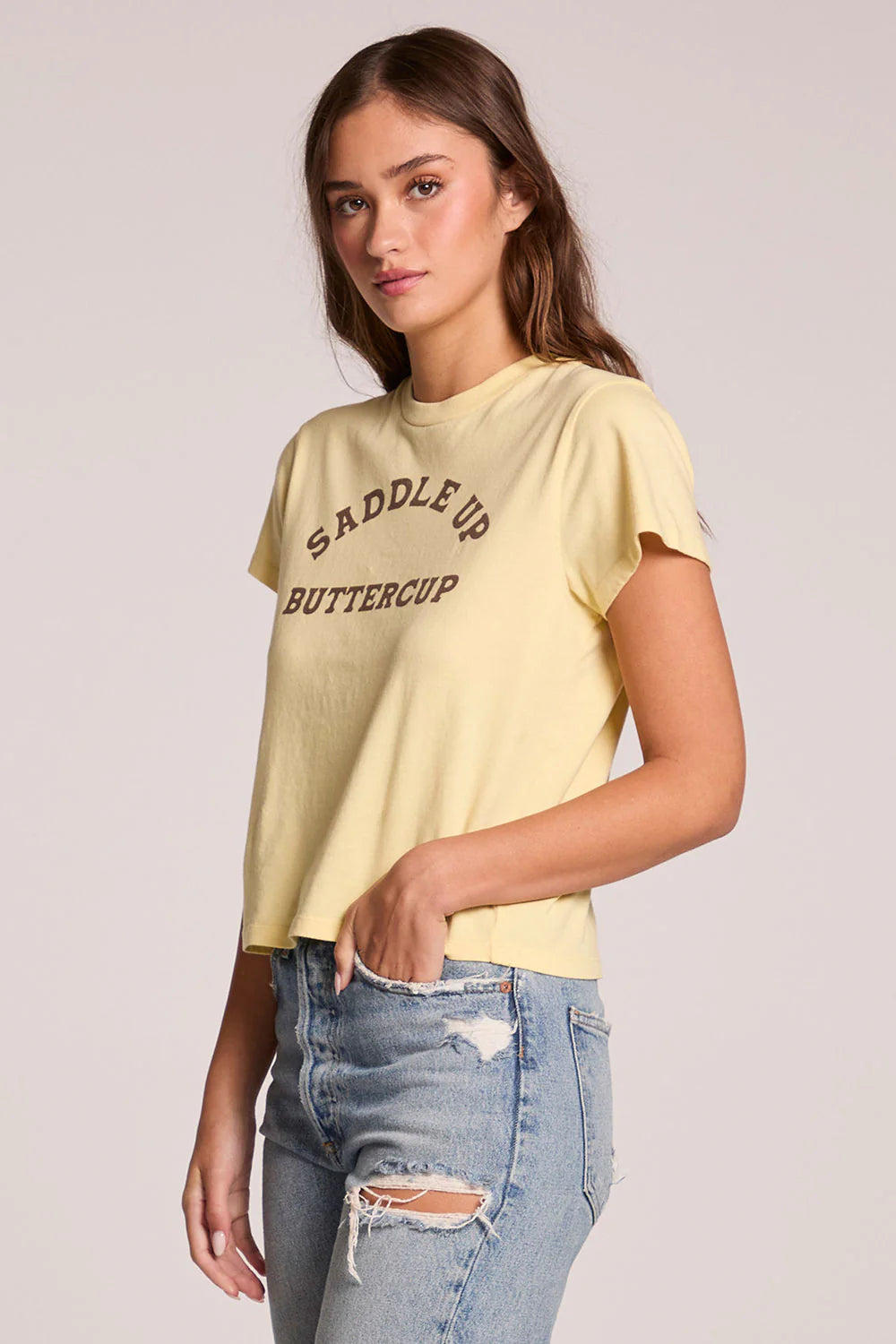 Chaser Saddle Up Buttercup Tee