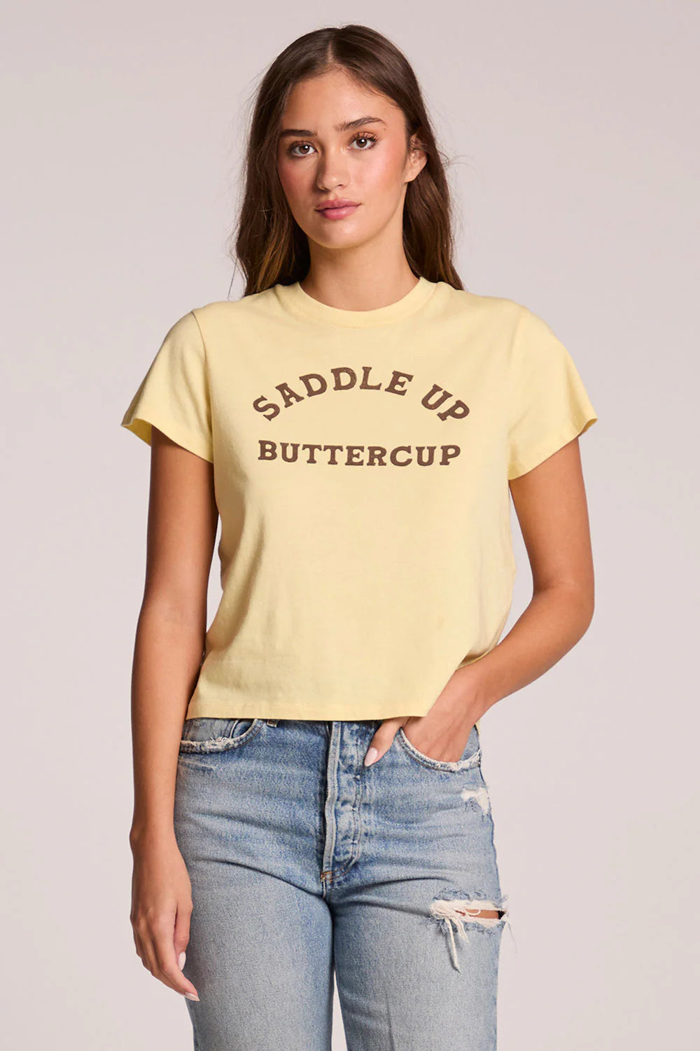 Chaser Saddle Up Buttercup Tee