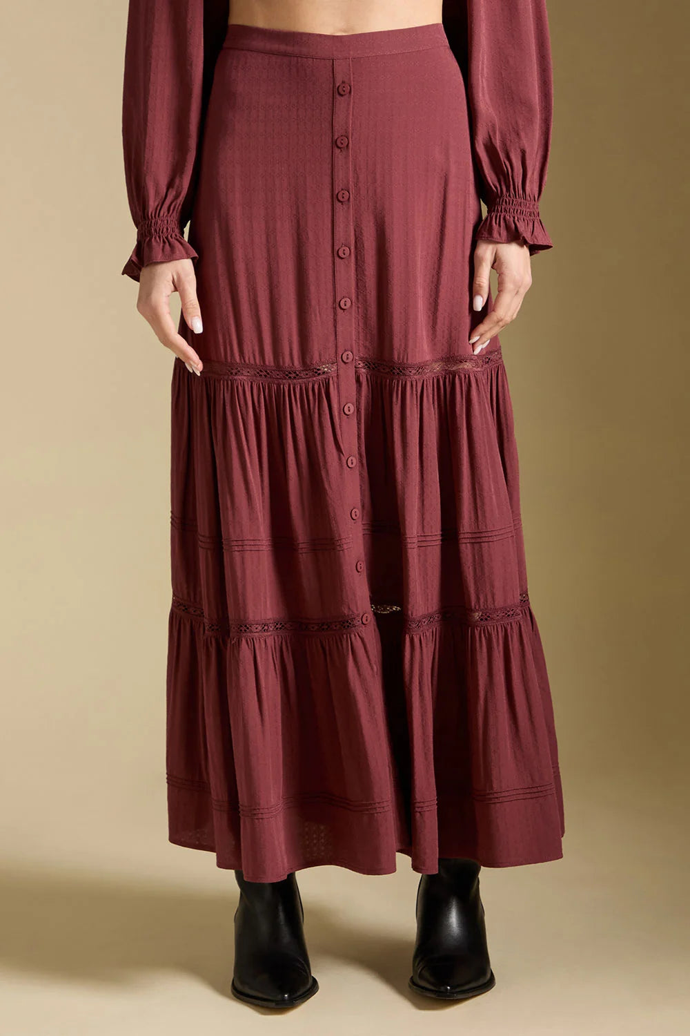 Saltwater Luxe Jaycee Midi Skirt