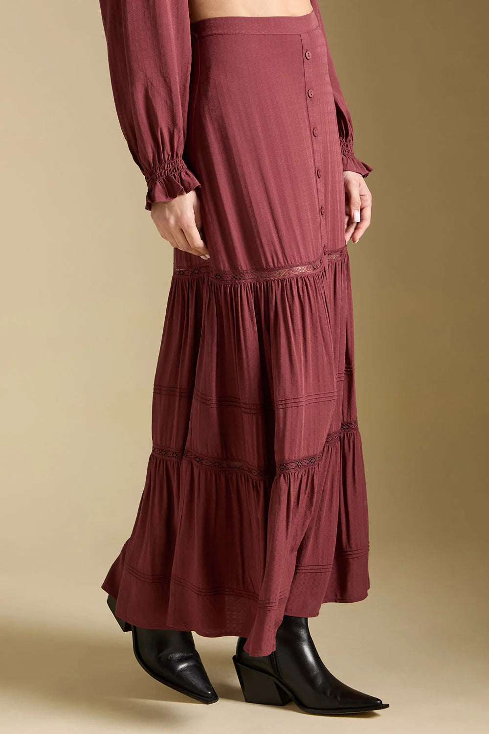 Saltwater Luxe Jaycee Midi Skirt