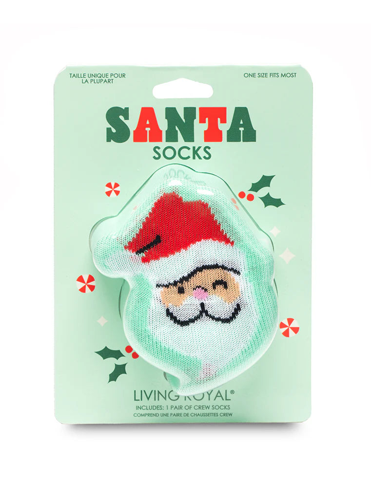 Living Royal Santa 3D Socks