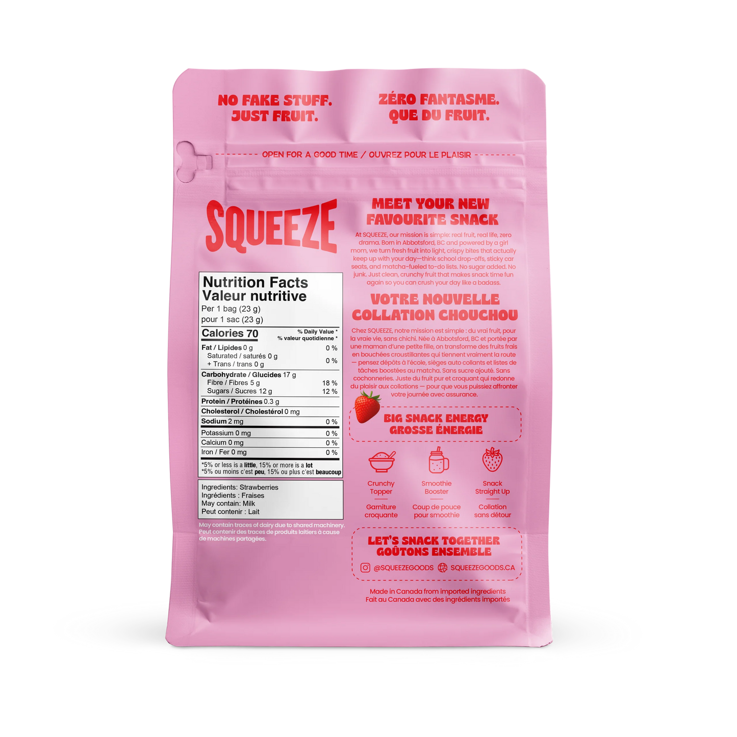 Squeeze Freeze Dried Berry Sweet