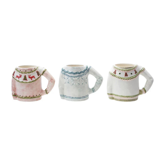 Stoneware Sweater Shaped Mug