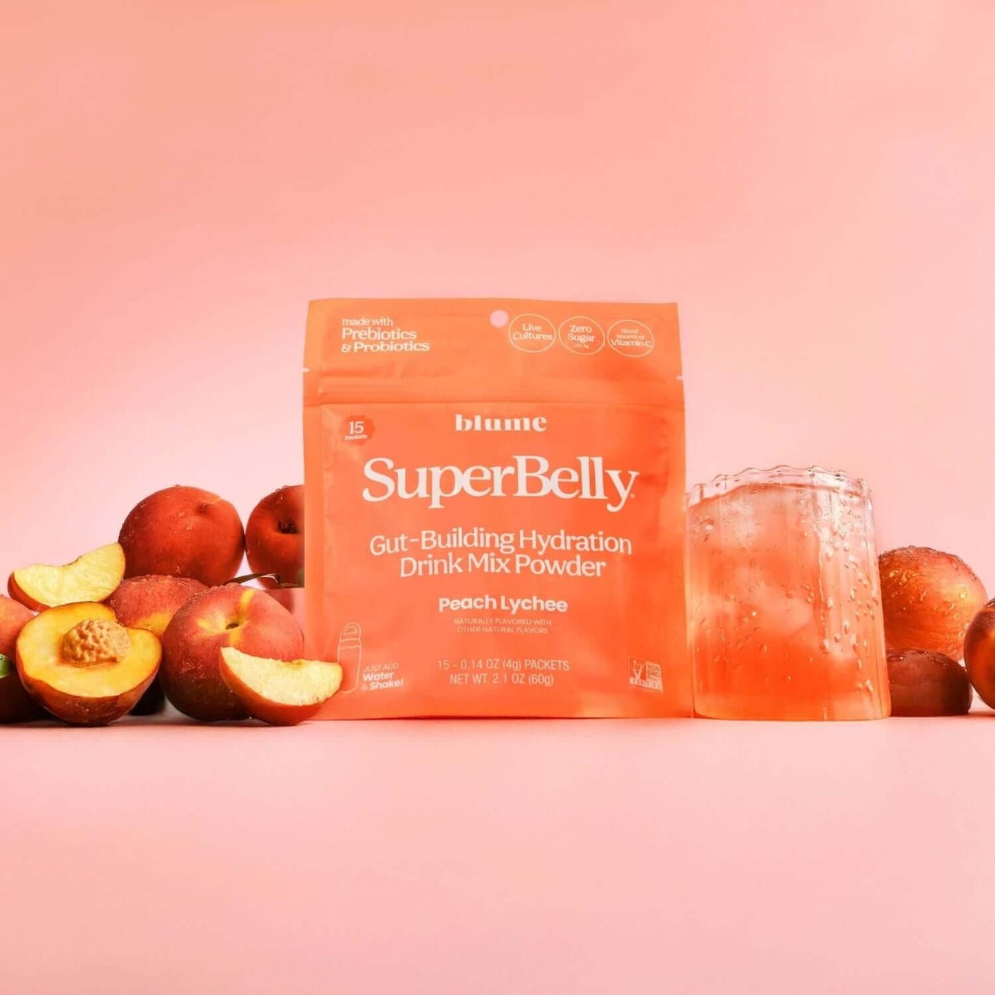 Blume SuperBelly Peach Lychee