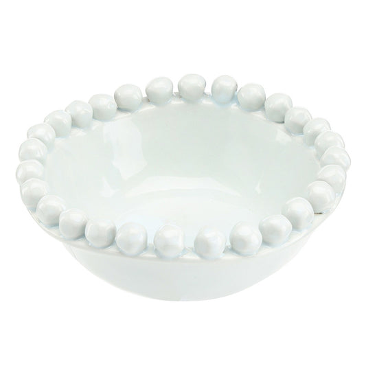 Small Mist Beaded Bowl