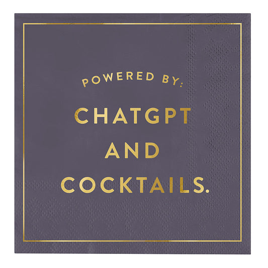 Chatgpt Cocktail Napkins
