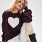 The Laundry Room Rhinestone Heart Jump Jumper