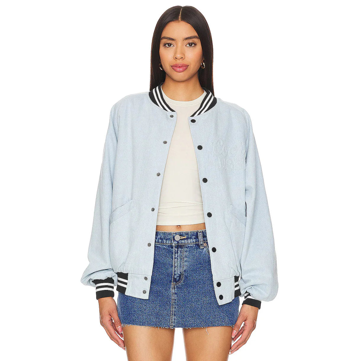 The Laundry Room Coors Light Ghost Stadium Denim Jacket