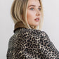 Brunette The Label Leopard Denim Jacket
