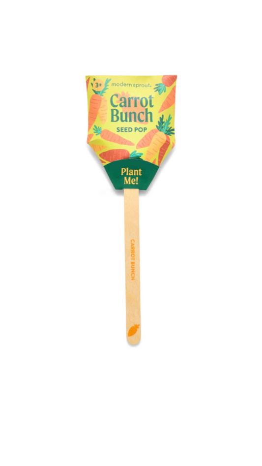 Modern Sprout Carrot Bunch Seed Pop