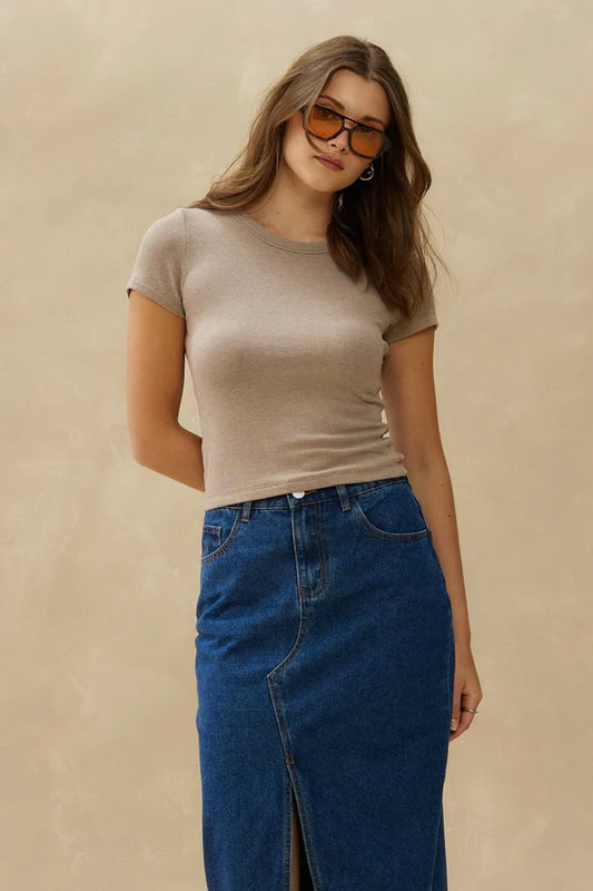 Kuwalla-Tee Plush Rib Tee