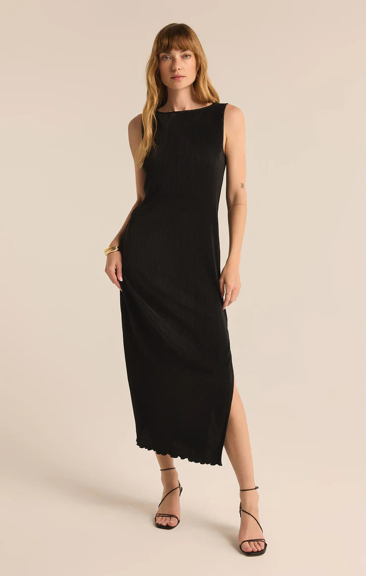 Z Supply Gatsby Plisse Midi Dress