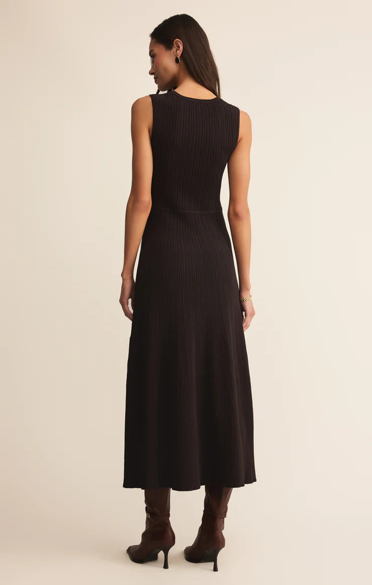 Z Supply Elba Midi Ribbed Sweater Dress