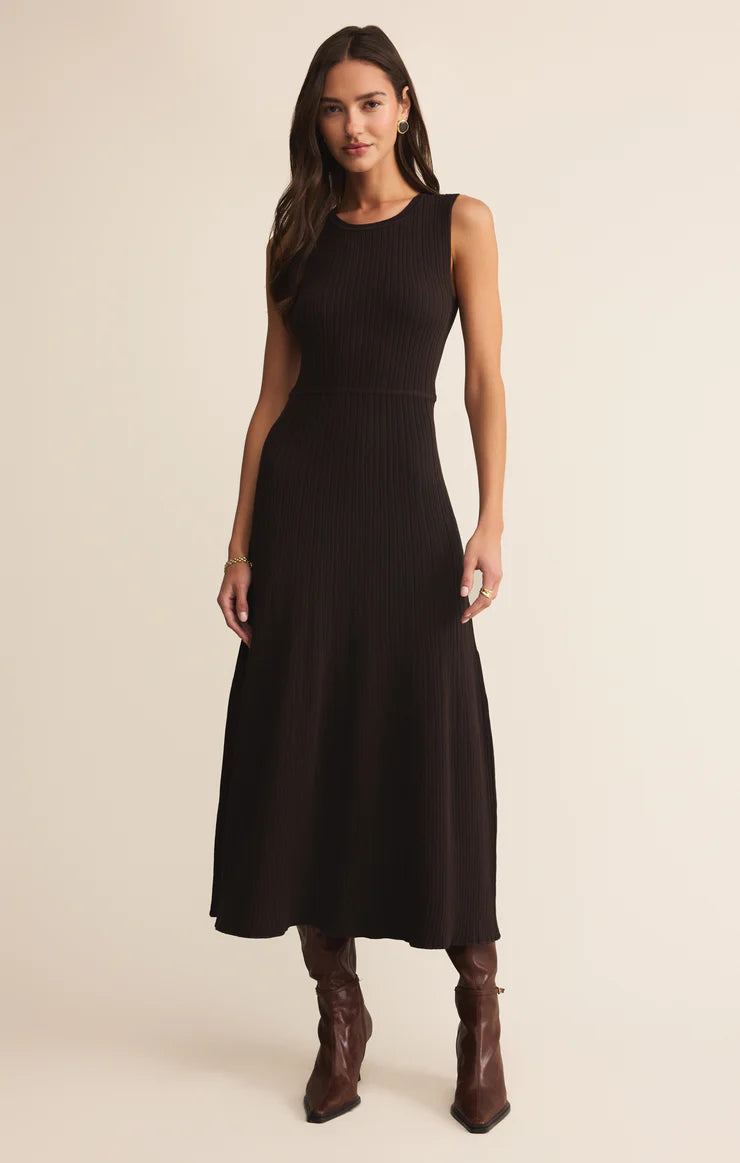 Z Supply Elba Midi Ribbed Sweater Dress