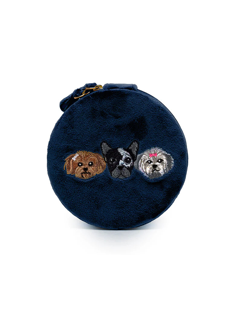 Living Royal Puppy Jewelry Zip Case