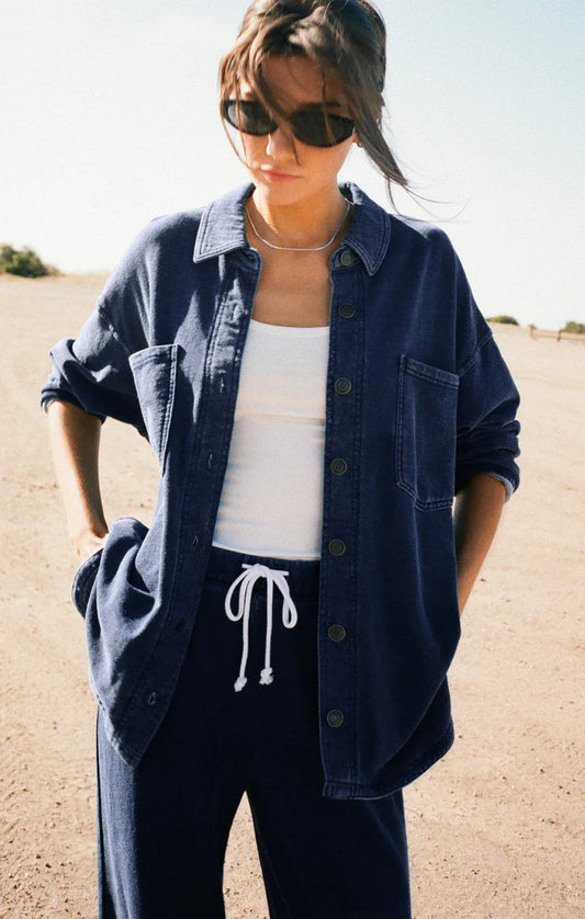 Z Supply All Day Knit Denim Jacket