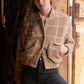 Z Supply Lex Plaid Sweater Knit Bomber