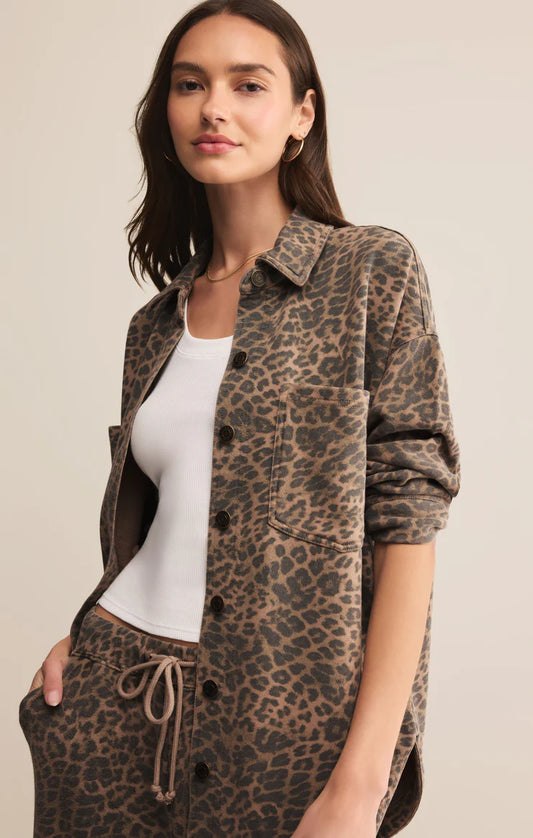 Z Supply All Day Leopard Jacket