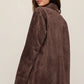 Z Supply Decker Faux Suede Chore Coat