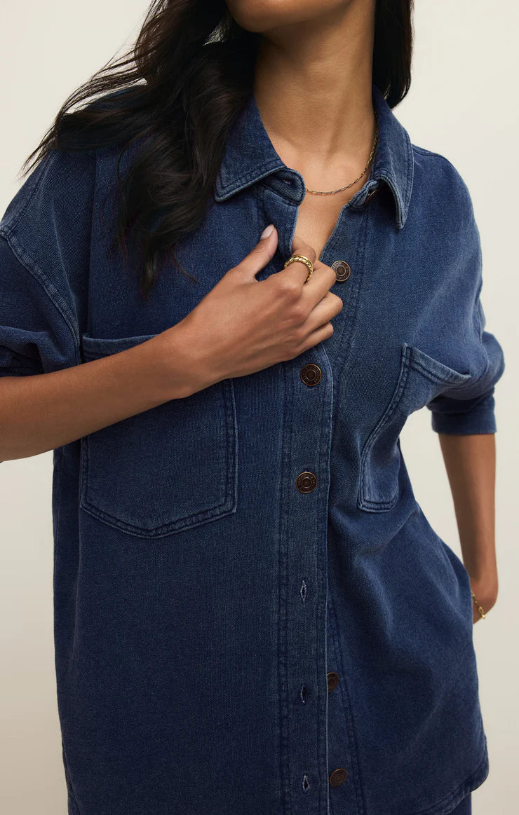 Z Supply All Day Knit Denim Jacket