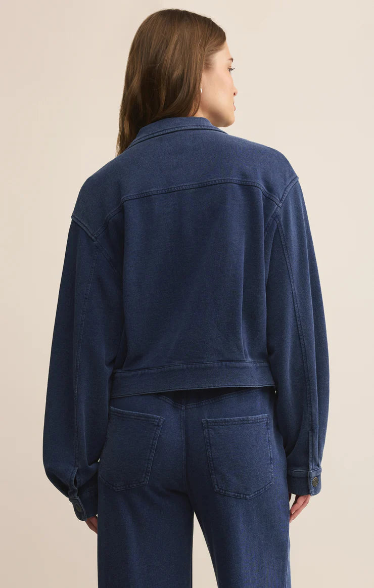 Z Supply Heritage Knit Denim Jacket