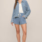 Z Supply All Day Crop Whipstitch Jacket