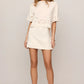 Z Supply Daya Embroidered Linen Mini Skirt