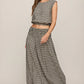 Z Supply Brooke Gingham Maxi Skirt