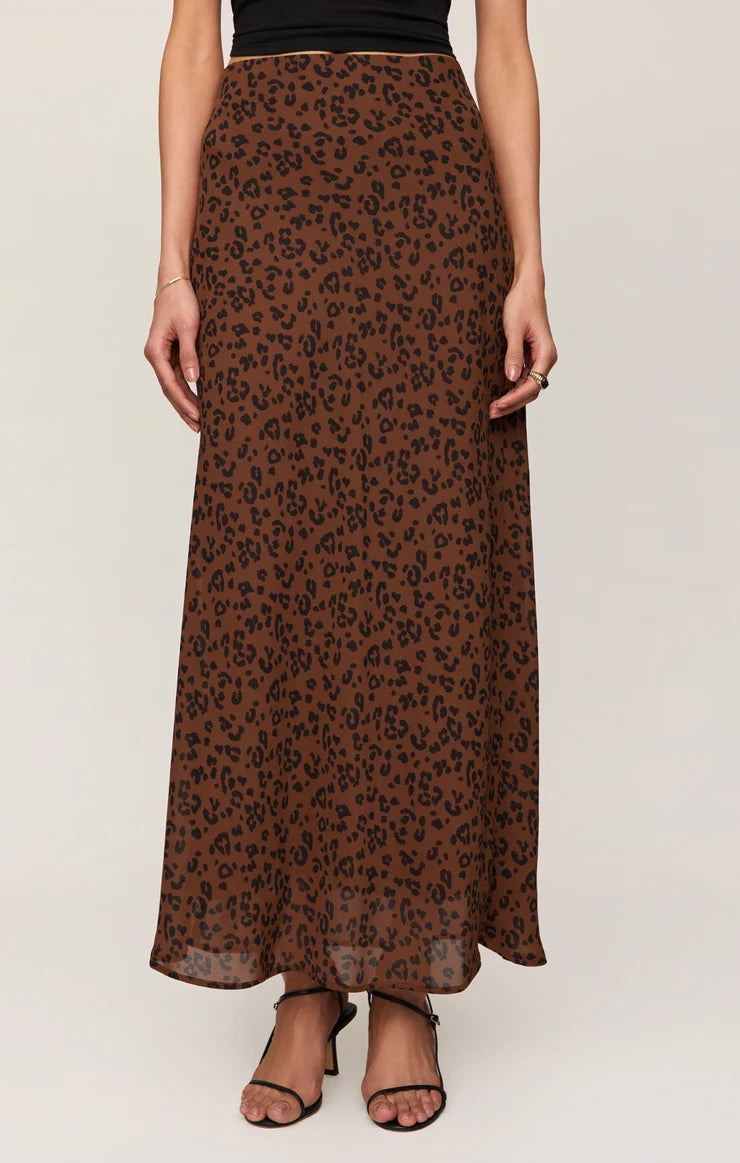 Z Supply Europa Leopard Skirt