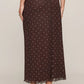 Z Supply Eda Polka Dot Mesh Midi Skirt