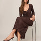 Z Supply Eda Polka Dot Mesh Midi Skirt