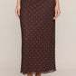 Z Supply Eda Polka Dot Mesh Midi Skirt