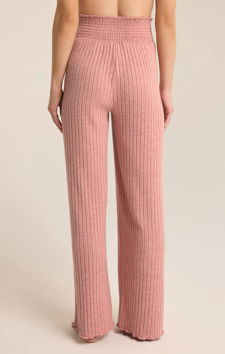 Z Supply Dawn Smocked Rib Pant