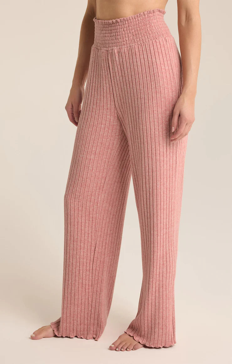 Z Supply Dawn Smocked Rib Pant