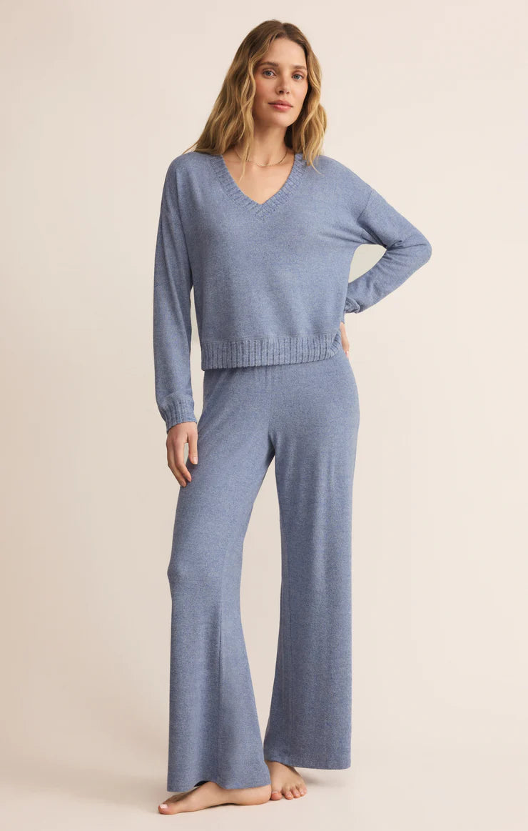 Z Supply Dawn Smocked Rib Pant