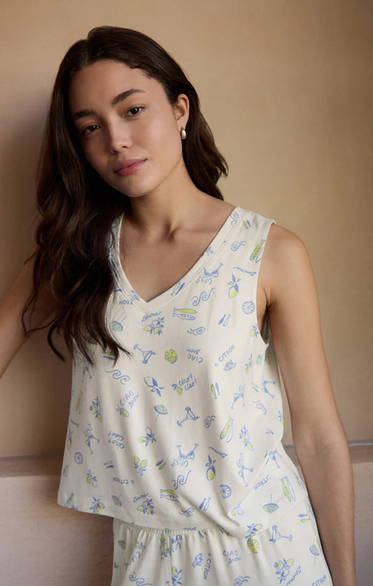 Z Supply Ciao Bella Silky Jersey Tank