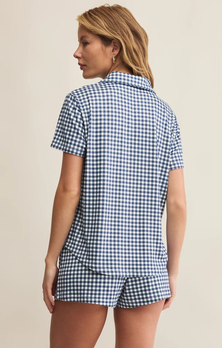 Z Supply Amy Gingham Top