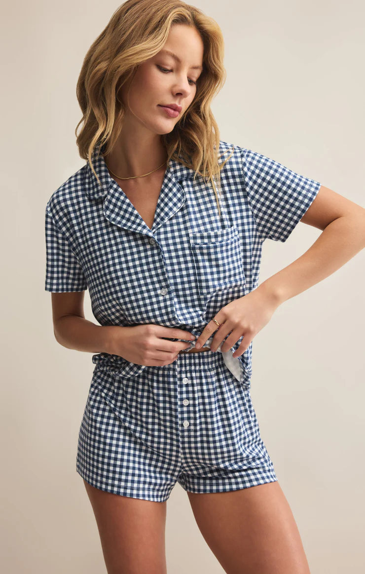 Z Supply Amy Gingham Top